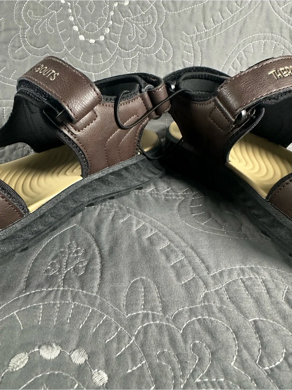 Thereabouts Big Boys Brown Gulf Strap Sandals NWT Size Big Boys 5